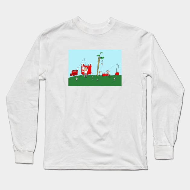 Work Long Sleeve T-Shirt by AdrianaStore